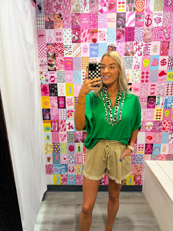 Little Touch of Leopard Top | Regular and Plus