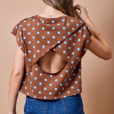 Spotted in Blue Top