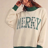 The Merry & Plaid Mock Neck