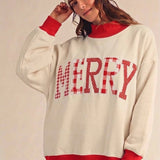 The Merry & Plaid Mock Neck