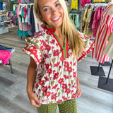 Distinctly Sweet Top | Brick Rust