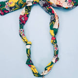 Handcrafted Scarf Interchangeable Charm Necklace |