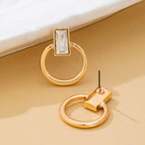Crystal Cut Door Knocker Earrings | 80E62187