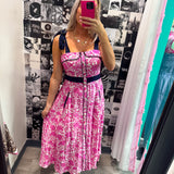 Perfectly Pretty Dress Hot Pink