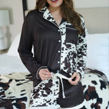 Cowhide Couture Ruffle Pajama Set