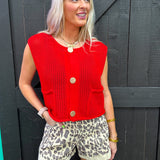 Leopard Denim Shorts