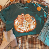 PATTERN PUMPKIN TEE
