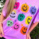 Neon Jack-O-Lantern Graphic Tee