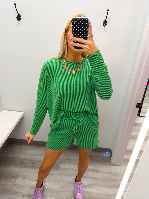 SAVAGE DEAL | Ribbed Set Long Sleeve Set