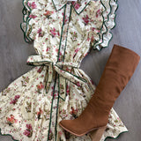 Floral Wish Dress | Cream