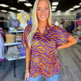 Tiger Town Satin Top