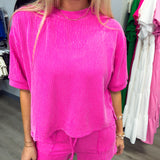 My Way Ribbed Round Neck Set