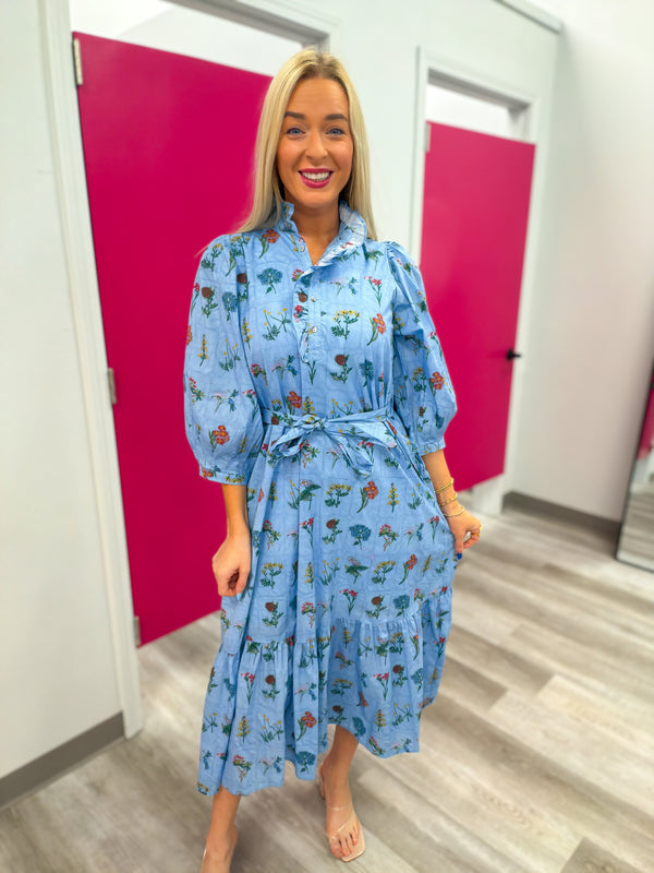 Forget-Me-Not Floral Dress