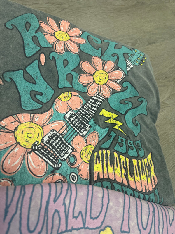 Rock N Roll Wildflower Graphic Tee