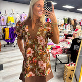 Fall Into Floral Dress