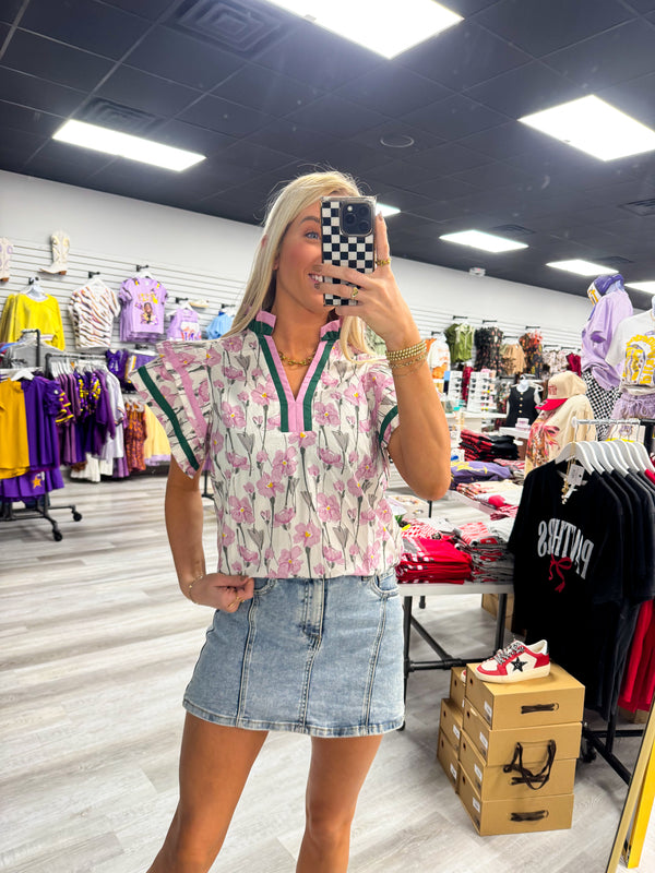 Petal Parade Pink Top