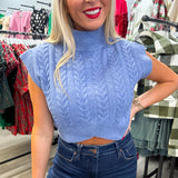 You Already Know Sweater -Winter Blue