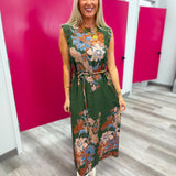 Floral Elegance Midi | Green