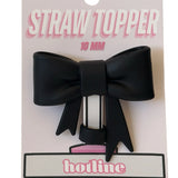 Bow Straw Topper