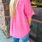 Mineral Washed Vintage Button Down Top