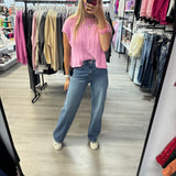 The Allie Denim - High Rise Wide Leg
