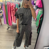 Acid Wash Cargo Joggers