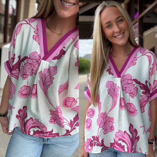 Off the Vine Top Pink