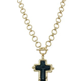 Faithful Heart Cross Necklace