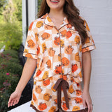 Harvest Hues Ruffle Pajama Set