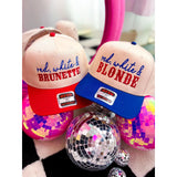 Red, White & Blonde Trucker Hat