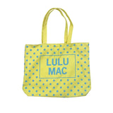Polka Dot Canvas Tote