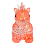 Sitting Unicorn Pony Glittery Maltose Putty Filled Squishy