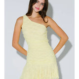 The Lemon Drop Lace Mini