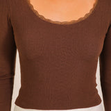 Espresso Kiss Sweater Top