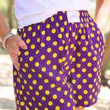 Geaux Time Polka Dot Boxer Shorts