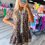 Harvest Moon Dress Brown