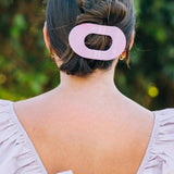 Round Flat Hair Clip | Large | Springtime Sparkle