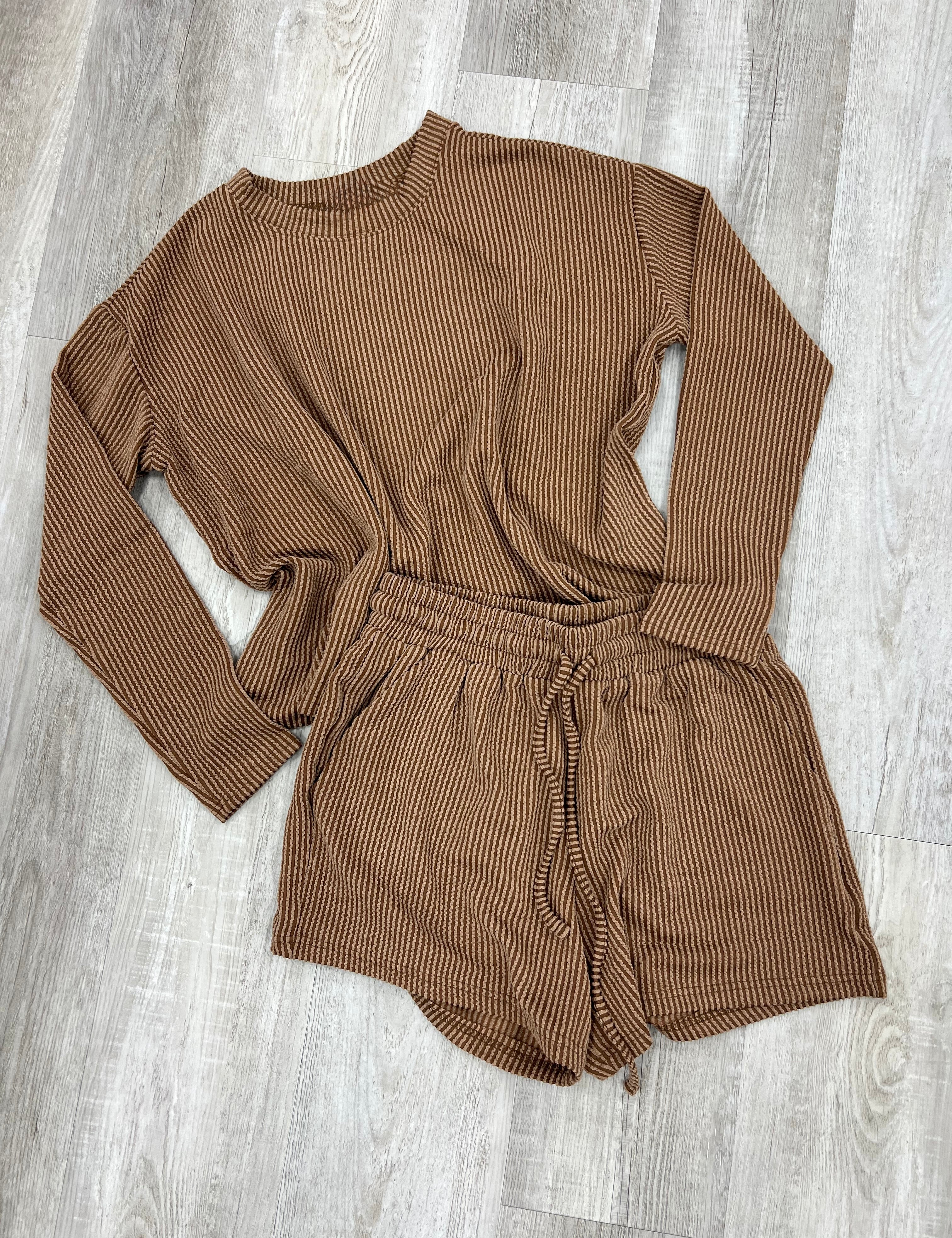 SAVAGE DEAL | Ribbed Set Long Sleeve Set