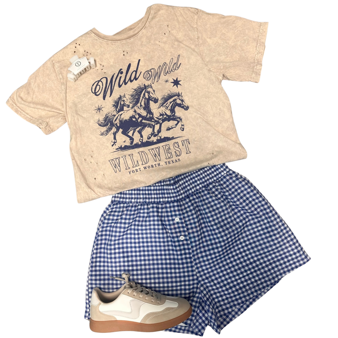 Gingham Boxer Shorts