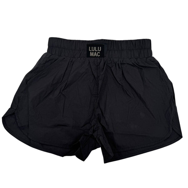 Black Solid Shorts | LULU MAC