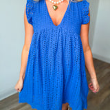All Eyes on Blue Romper