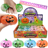 Halloween Jack-o-Lantern Pumpkin Glittery Maltose Squishy
