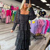 Make the Most of It Black Maxi Dress
