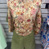 Olive Front Pocket Shorts
