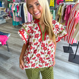 Distinctly Sweet Top | Brick Rust