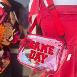 Storm the Field Fit & Flare Gameday Dress - Red ONLINE ONLY