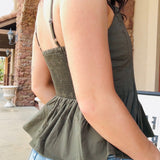 The Château Peplum Top