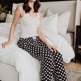 Black & White Polka Dots Soft Boxer Pants