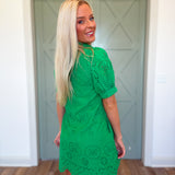 Emerald Isle Eyelet Dress