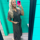 Meet Me Half Way V-Neck Jumpsuit